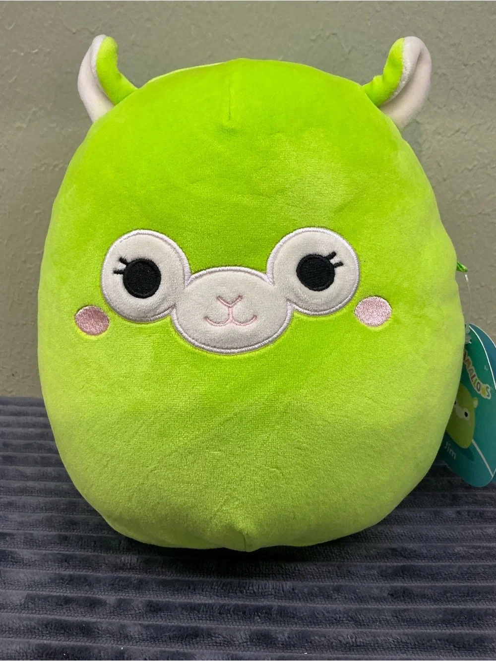 Original Squishmallows 8” Jim The Llama Alpaca Plush Green Brand New With Tags